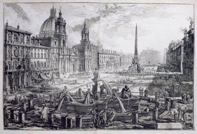 The Piazza Navona, from 